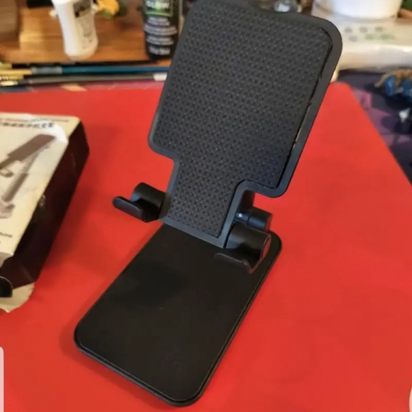 - Foldable Mobile Phone & Tablet Stand Holder - Angle Height Adjustable - … - Picture 4 of 8